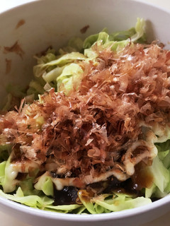 お好み焼き風キャベツのホットサラダ-レシピのメイン写真