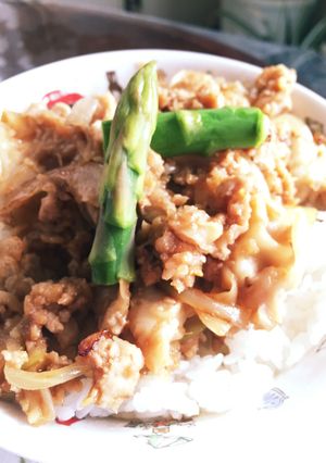 アレンジ甘辛味噌丼-レシピのメイン写真