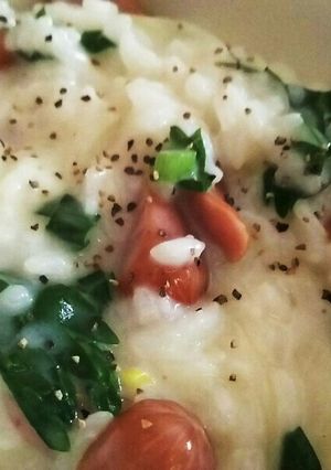 余り物で‼セロリの葉っぱリゾット-レシピのメイン写真