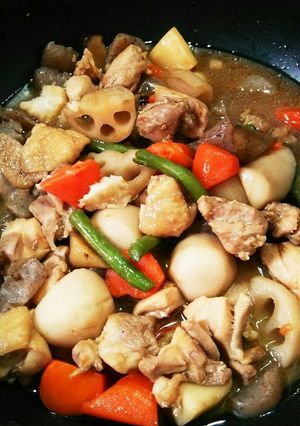 冷凍和風野菜ミックスで筑前煮！-レシピのメイン写真