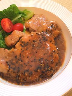 胡麻味噌ダレ♡ポークステーキ-レシピのメイン写真