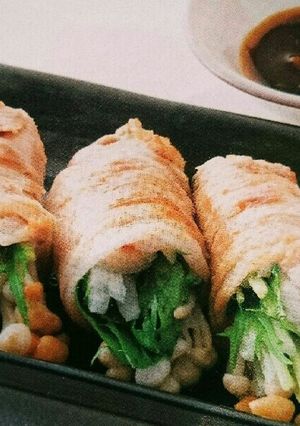 ⭐長芋と水菜の豚バラ巻き⭐-レシピのメイン写真