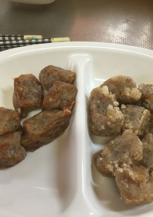 こんにゃく唐揚げ☆どちらがお好み?-レシピのメイン写真