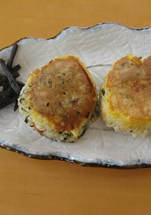焼きおにぎり？おにぎりのピカタ！-レシピのメイン写真