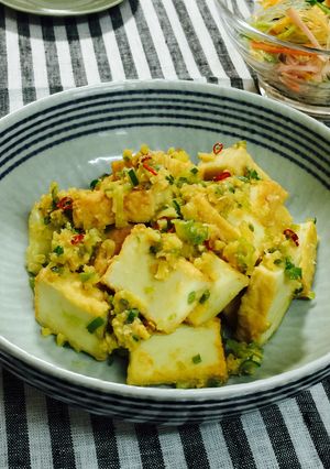 厚揚げの生姜甘辛味噌炒め-レシピのメイン写真