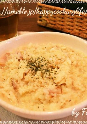 簡単♪きのことベーコンのリゾット-レシピのメイン写真