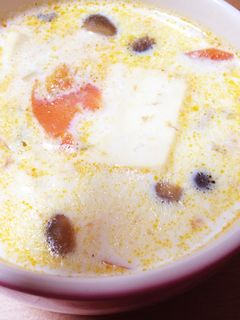 カレーの残りdeカレーミルクスープ♪-レシピのメイン写真