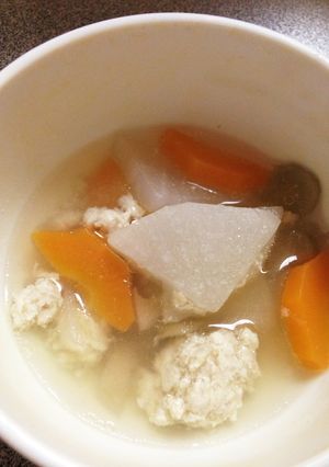 片手間♡根菜スープ!離乳食完了-レシピのメイン写真