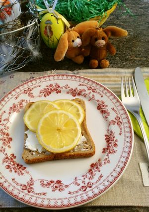 レモンチーズトースト-レシピのメイン写真
