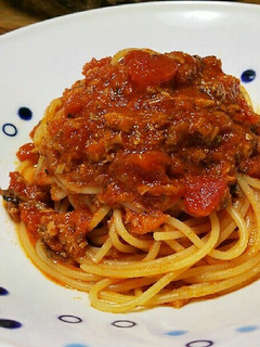 【男の料理】鯖缶で簡単トマトパスタ-レシピのメイン写真