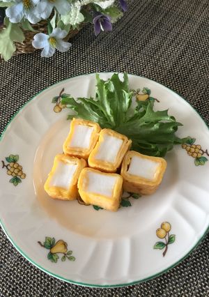 白いはんぺんの卵焼き巻き♪-レシピのメイン写真