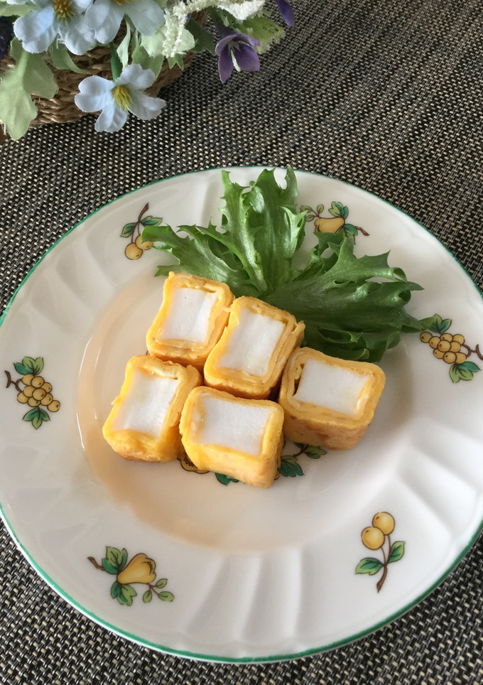 白いはんぺんの卵焼き巻き♪-レシピのメイン写真