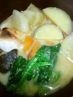 ベジタリアン白みそ雑煮-レシピのメイン写真