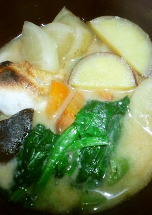 ベジタリアン白みそ雑煮-レシピのメイン写真