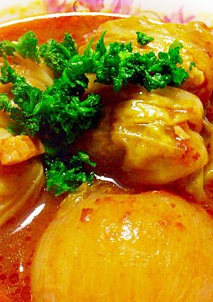 【簡単洋食】春野菜のロールキャベツ-レシピのメイン写真