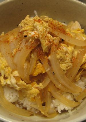 新玉ねぎの親子丼-レシピのメイン写真