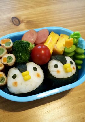 キャラ弁☆ペンギン-レシピのメイン写真