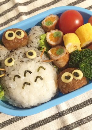 キャラ弁☆となりのトトロ-レシピのメイン写真