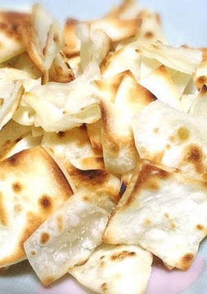 簡単！餃子の皮で一口せんべい-レシピのメイン写真