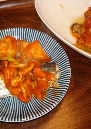 パスタソース使って野菜とサゴシのグリル-レシピのメイン写真