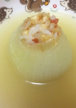 新玉ねぎのライススープ-レシピのメイン写真