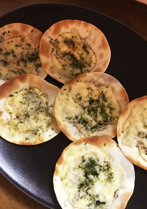 おつまみピザ☆しらすチーズ-レシピのメイン写真