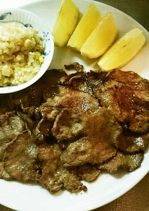 ★簡単長ネギの薬味★牛タンのせ-レシピのメイン写真