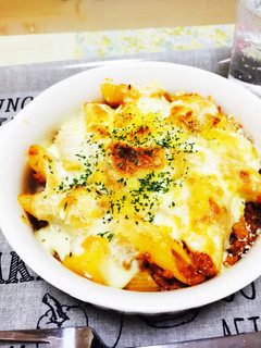 簡単!ペンネでトマトソースグラタン♡-レシピのメイン写真