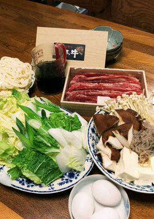 手作り割り下で♥牛肉のすき焼き♪-レシピのメイン写真