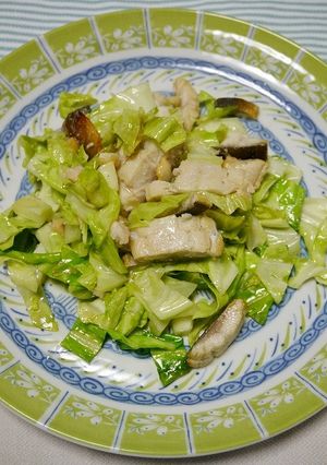 簡単！皮ごとほっけのキャベツ炒め-レシピのメイン写真