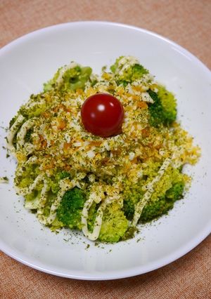簡単！ブロッコリーサラダ(あおさ掛け)-レシピのメイン写真