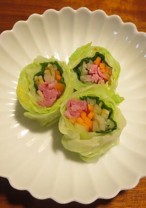 春キャベツの野菜ロール♪-レシピのメイン写真