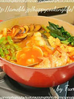 海鮮トマト鍋-レシピのメイン写真