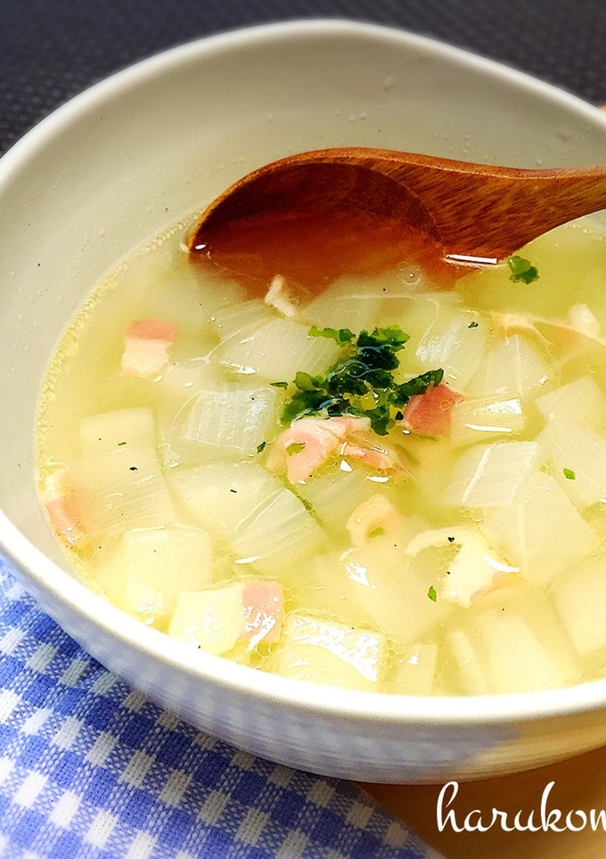 玉ねぎと大根の優しいスープ-レシピのメイン写真