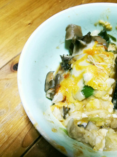 ダイエット?豆腐トロトロ葱舞茸チーズ-レシピのメイン写真