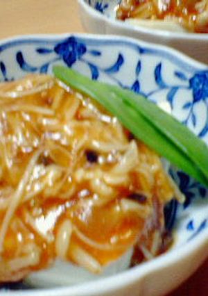 えのき麻婆冷奴-レシピのメイン写真