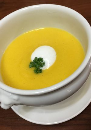 南瓜のポタージュ カプチーノ仕立て-レシピのメイン写真