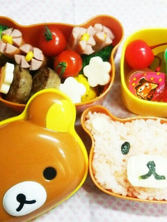 リラックマ?弁当-レシピのメイン写真