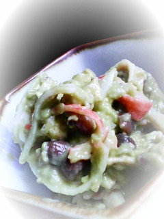 簡単おつまみ♪残り野菜のアボガド和え-レシピのメイン写真
