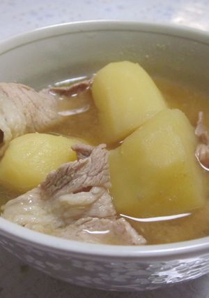 メークインの簡単豚肉汁-レシピのメイン写真