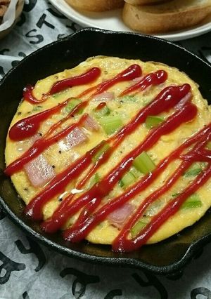 オープンオムレツ-レシピのメイン写真