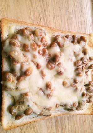 納豆トースト-レシピのメイン写真