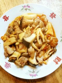 鶏もも肉とキノコのコチュジャン炒め-レシピのメイン写真
