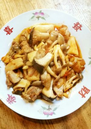 鶏もも肉とキノコのコチュジャン炒め-レシピのメイン写真