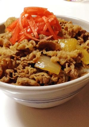 吉野家風牛丼、特盛つゆだくで！-レシピのメイン写真