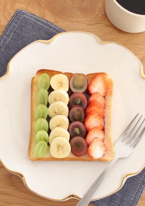 簡単！５分で絶品！チョコオープンサンド-レシピのメイン写真