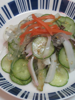 胡瓜と葛切りの酢の物-レシピのメイン写真
