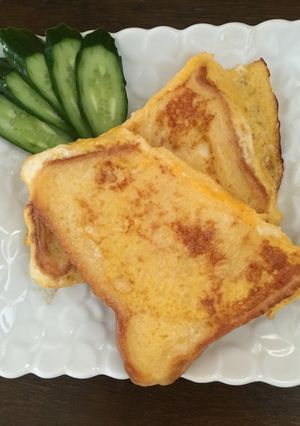 休日の朝のフレンチトースト-レシピのメイン写真