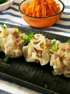 シャキシャキ蓮根入りシュウマイ-レシピのメイン写真