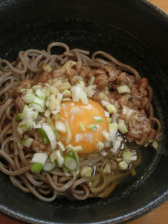 納豆たまご蕎麦-レシピのメイン写真